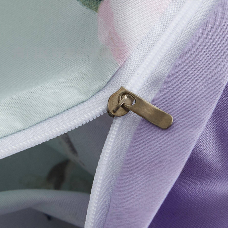 Bettwäscheset mit nordischem Blumenmuster – atmungsaktiver Bettbezug aus Polyester mit Kissenbezügen – mehrere Größen für 180 cm breite Betten – elegante Heimdekoration_voghion.com