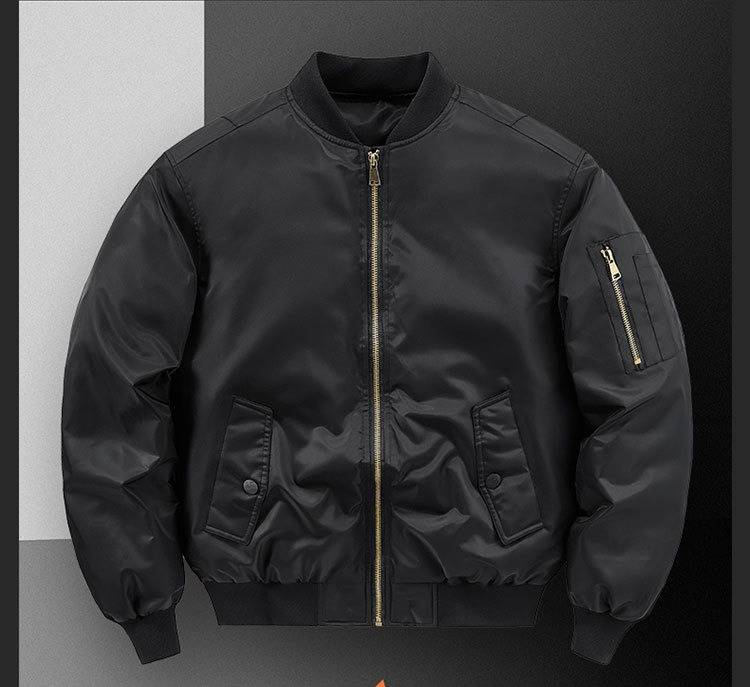Chaqueta bomber de invierno para hombre, cortavientos, con cuello alto, relleno de plumón de pato Power de 900 pulgadas cúbicas, estilo cortavientos, corte ajustado, varios colores._voghion.com