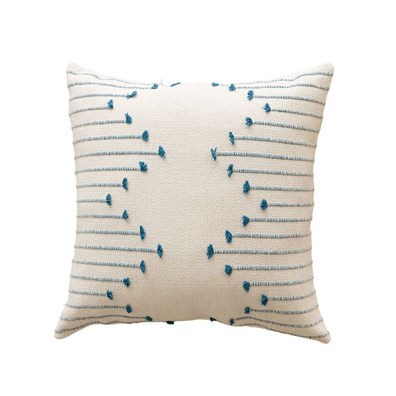 Kissenbezüge-Set aus Baumwolle im Bohemian-Stil – moderne, gestreifte dekorative Kissenbezüge für Sofa, Bett, Wohnzimmer_voghion.com