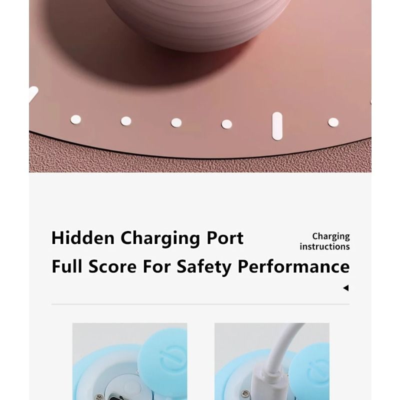 1Pc Cat Interactive Ball Smart Cat Toys Indoor Automatic Rolling Magic Ball Electronic Interactive Cat Toy Cat Game Accessories_voghion.com