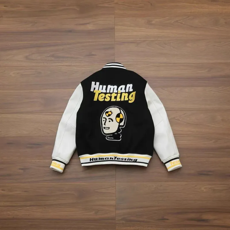 Mens Custom Varsity Retro Style Baseball Jacket - Warm Bomber Jacket, Unisex Fashion Oversized Streetwear Coat_voghion.com
