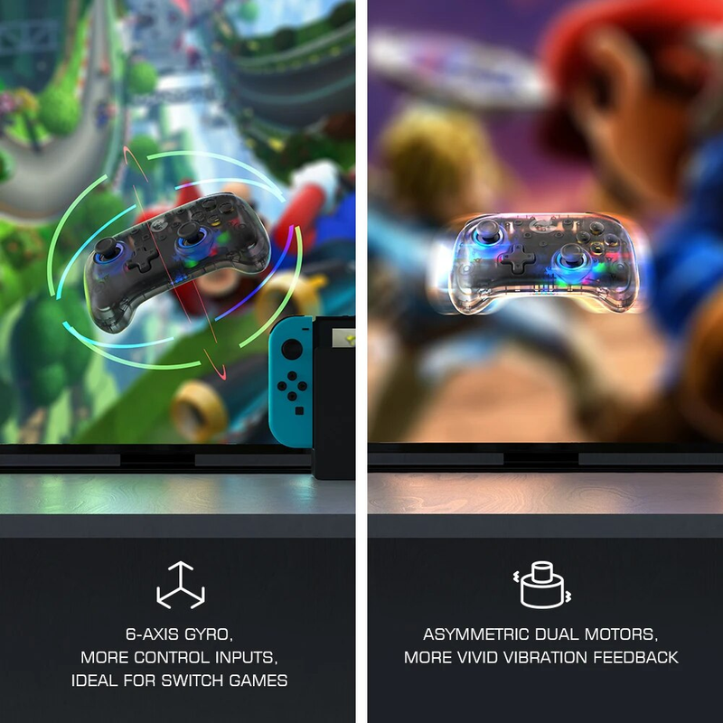 GameSir T4 Pro Bluetooth Game Controller 2.4G Wireless Gamepad applies to Nintendo Switch Apple Arcade MFi Games Android_voghion.com