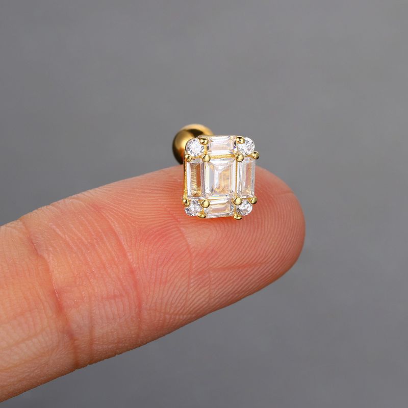 Orecchini piercing unisex per donna con micro zirconi intarsiati, orecchini popolari a forma di farfalla e fiore, a vite, con osso per le orecchie_voghion.com