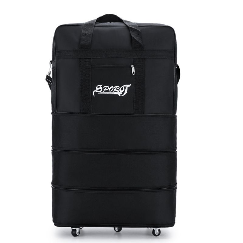 Practical and Durable New Air Check in Bag Oxford Luggage Bag Large Capacity Travel Bag Extended Wheel Pullback Travel Bag_voghion.com