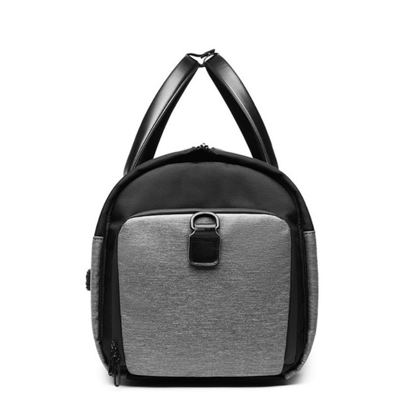 Men's Business Folding Short Trip Handheld Shoulder Waterproof Multifunctional Set Gym Bag_voghion.com