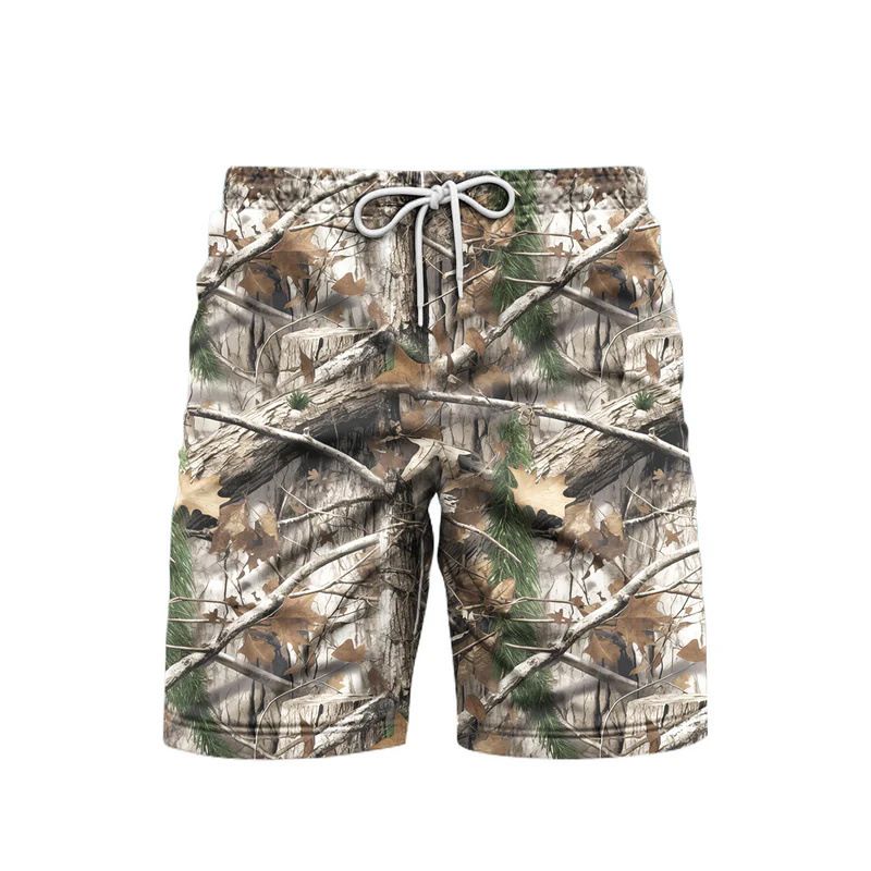 Premium Products 2025 New Versatile Fashion Trend High-quality Men's Camouflage Casual Shorts_voghion.com