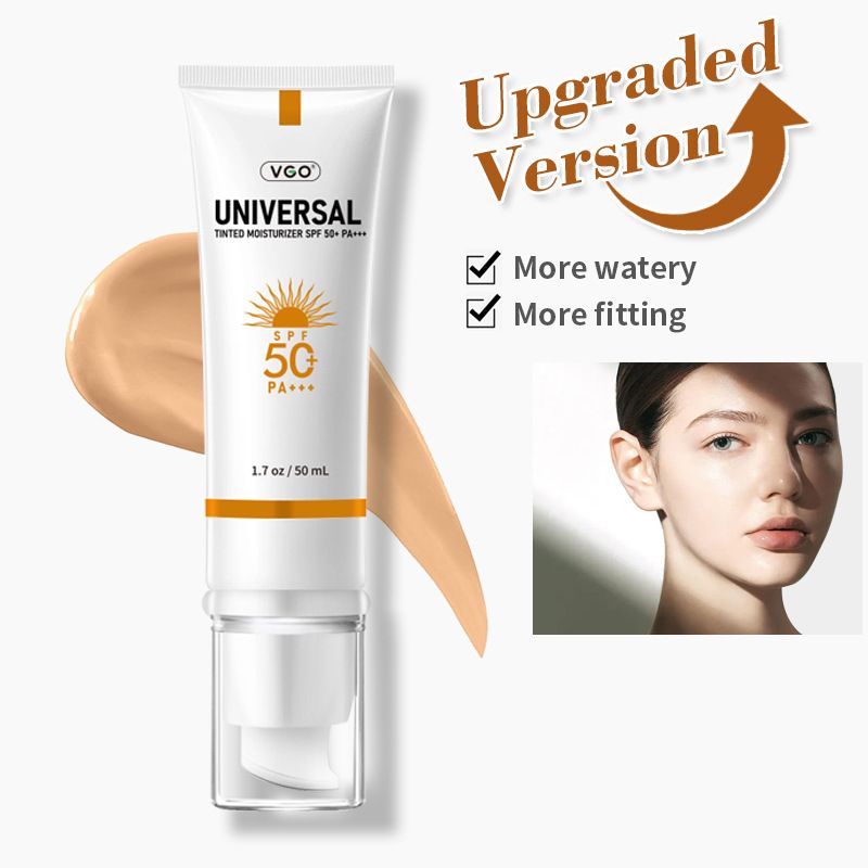 Protector solar facial especializado en loción solar refrescante, hidratante, fácil de aplicar y con tono de piel uniforme. FPS 50+, resistente al agua y de alta potencia._voghion.com