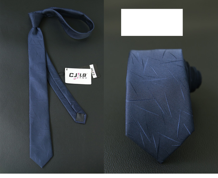 Unisex Men's and women's tie narrow polyester silk business British tie 6CM_voghion.com