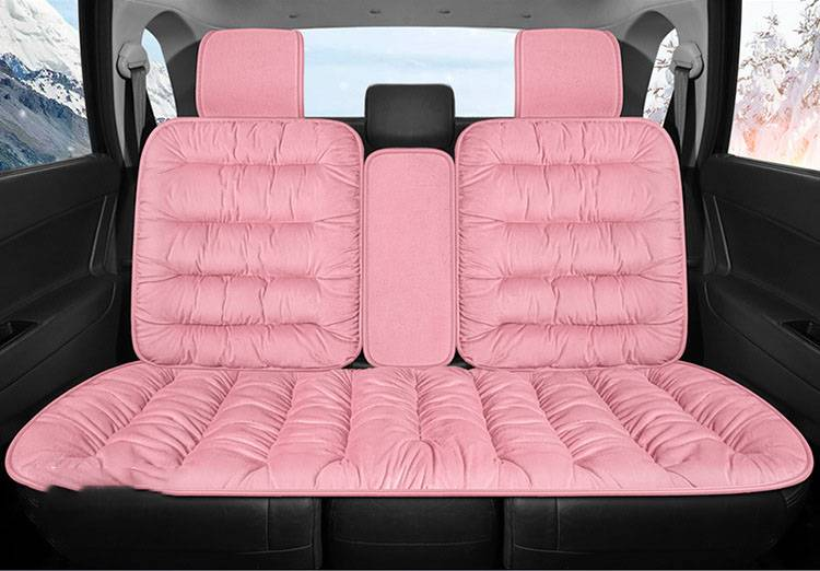 Winter Thick Warm Plush Car Seat Cushion Single Sheet Free Binding Winter Down Seat Cushion Seat_voghion.com