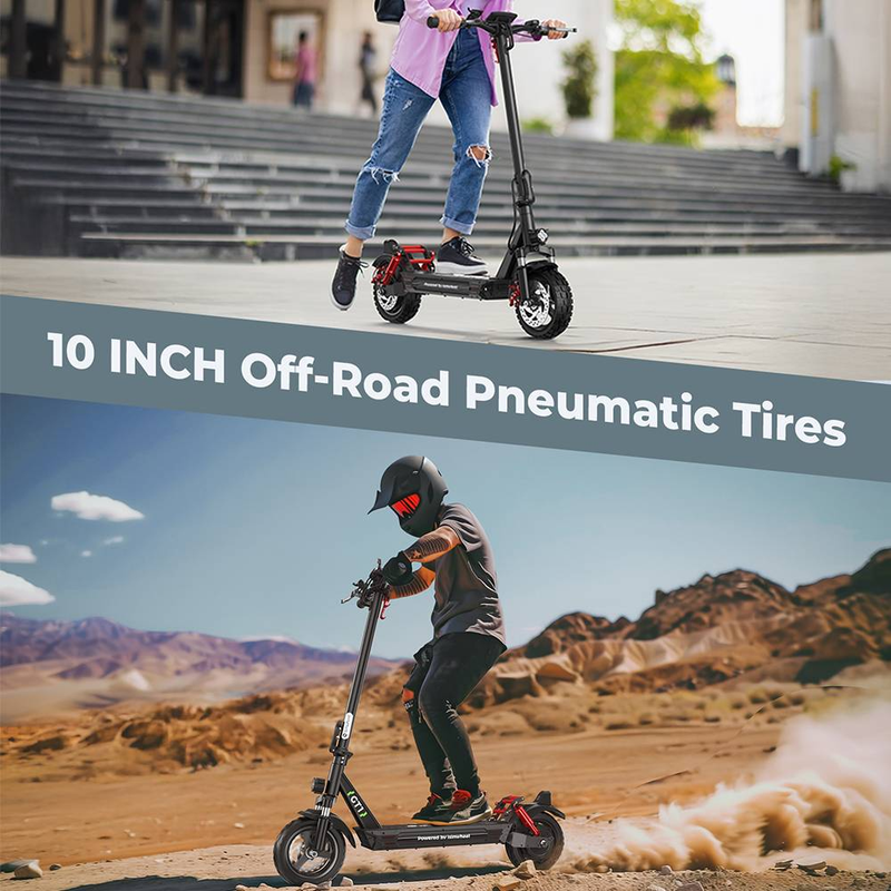 isinwheel GT1 Elektroroller 800W 48V 10Ah Akku, 10-Zoll-Offroad-Klapproller App-Steuerung_voghion.com