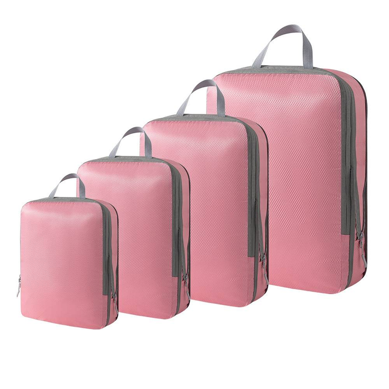 Storage Bags Travel Compression Set Waterproof Suitcase Clothes Packing Travel Compression Storage Bag Four Piece Set_voghion.com