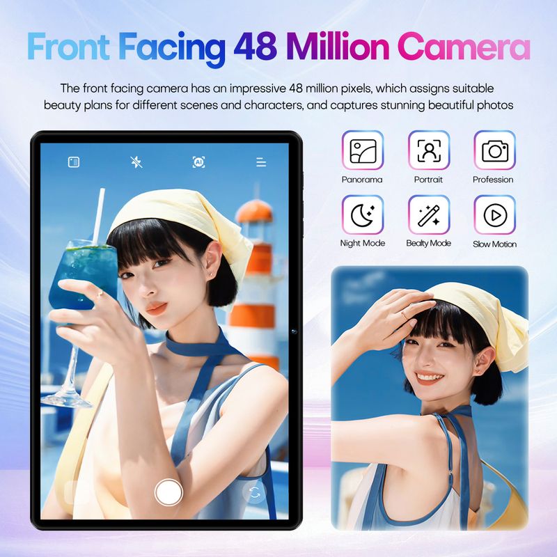The Latest 11 Inch 5G Android 15 Tablet In 2025, 16GB+1TB, 48+108MP, 8800mAh, 1440*3200,With A Shell, No Power Touch Pen, Keyboard_voghion.com