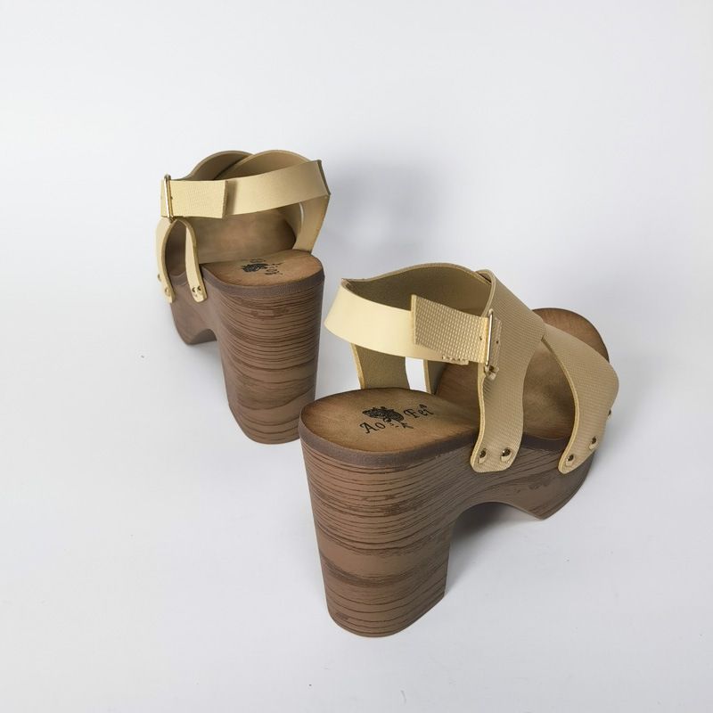 Schuhe 2024 Neue Dicken Hohen Absatz Große Größe Sandalen frauen Einfachheit_voghion.com