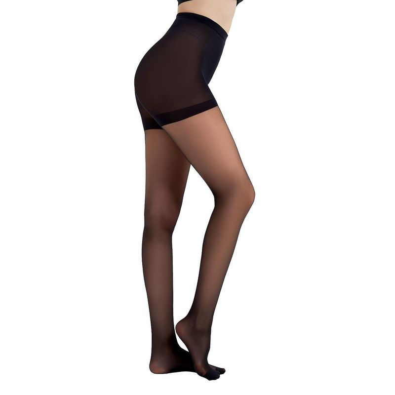 Meia-calça 20D de vários tamanhos, plus size, virilha única, anti-enrosco, primavera-verão, para mulheres_voghion.com