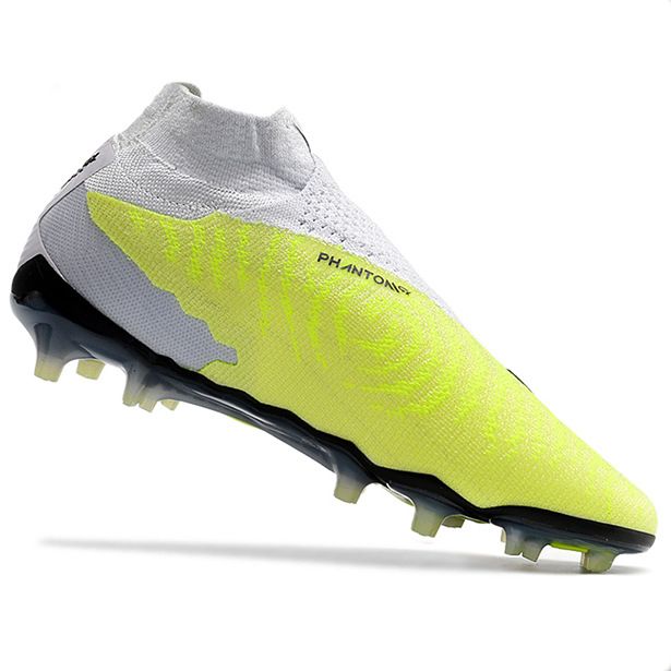 New New Phantom GX High Top Waterproof Fully Knitted Original Electroplated Bottom FG Football Shoes_voghion.com
