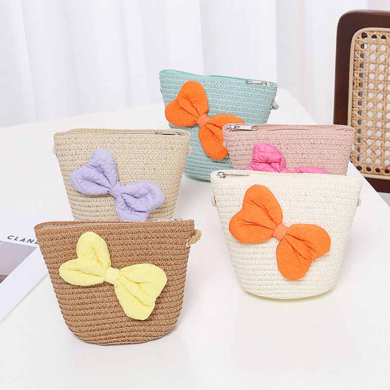 Cappello estivo in paglia per bambini, cappello da bambina con parte superiore vuota, protezione solare da spiaggia_voghion.com