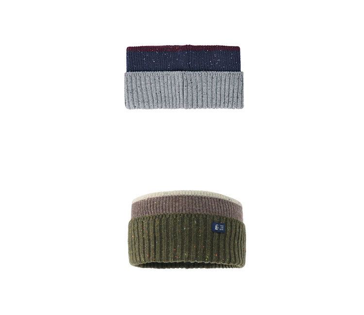 Fascia per capelli a contrasto di colore, spessa e resistente al freddo, per donne in autunno e inverno, da indossare tutti i giorni, accessori per capelli sportivi a tesa larga per uomini._voghion.com