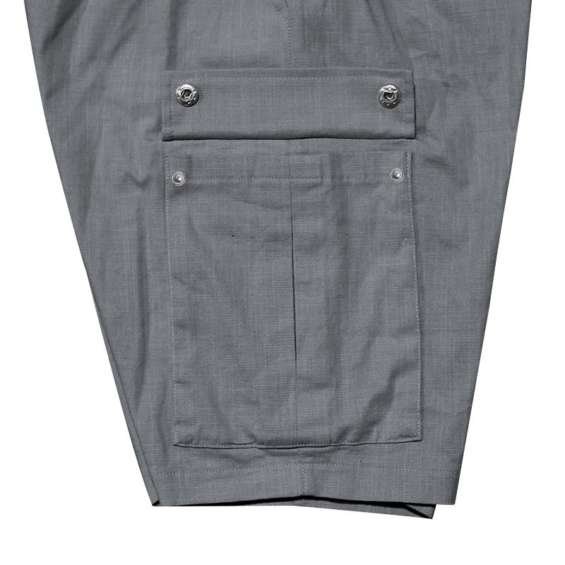 Pantaloncini da uomo in lino, pantaloncini cargo tinta unita con elastico in vita, tasche per viaggi e tempo libero, pantaloncini da spiaggia a gamba larga per l'estate_voghion.com
