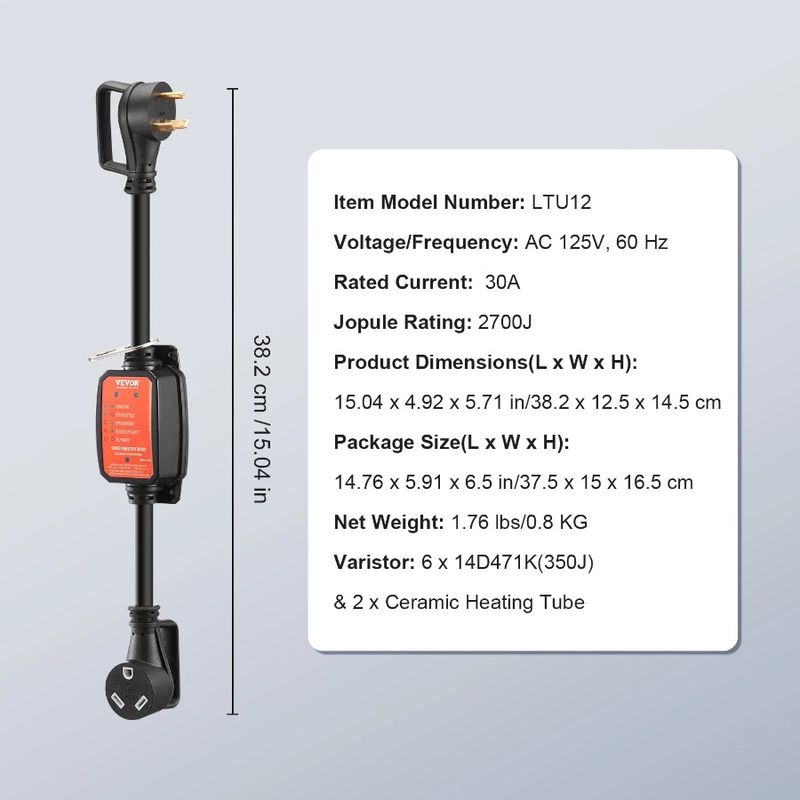 Power Surge Monitor Protection RV RV Amp Surge With Joules Protector Guard 30 Waterpro 2700 Circuit Analyzer Protector Voltage_voghion.com