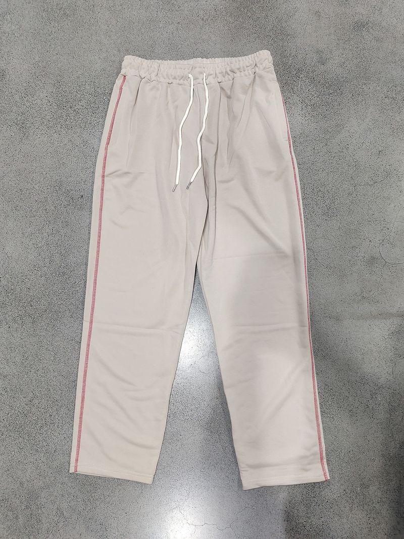 Men's Classic Heavyweight Casual Jogger Pants - Straight Leg, Breathable & Comfortable For Spring/Autumn (Black, Khaki, Grey, Red, Navy)_voghion.com