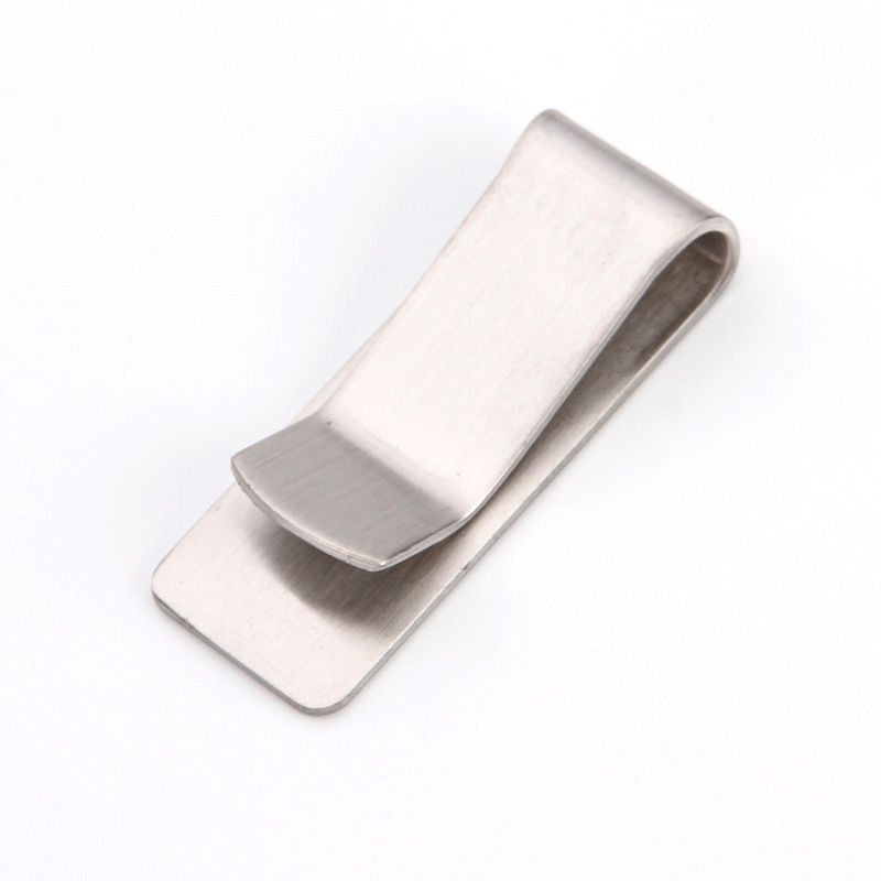 Dikey moda basit donanım klipsi kalem klipsi metal para klipsi paslanmaz çelik pirinç cüzdan LOGO işlenebilir_voghion.com