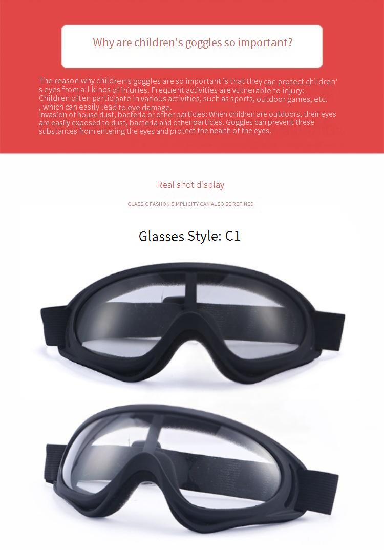 Unisex Riding Windscreen sand Ski glasses Defense Fan Tactical outdoor goggles Children's off-road sunglasses_voghion.com