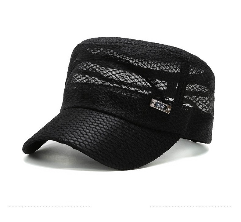 Pánské klobouky pro střední a starší muže, klobouky pro jaro a léto, nové venkovní sluneční klobouky, rychleschnoucí, módní prodyšné, ploché klobouky, jaro pro muže_voghion.com