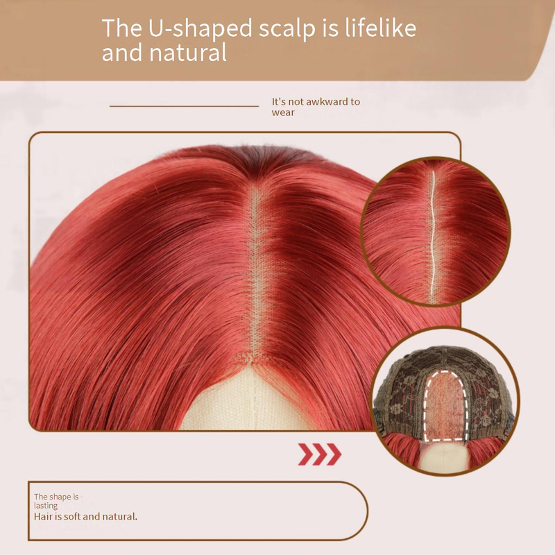 Extension per capelli, parrucche, parrucche per donne, 4*4, piccole, in pizzo, grandi, ondulate, medie, lunghe, ricci, parrucche in pizzo rosso vino, copricapo_voghion.com