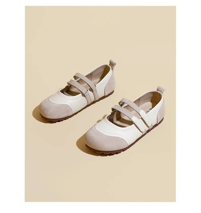 Scarpe singole piatte retrò per donna 2025 Scarpe casual estive Mary Jane_voghion.com