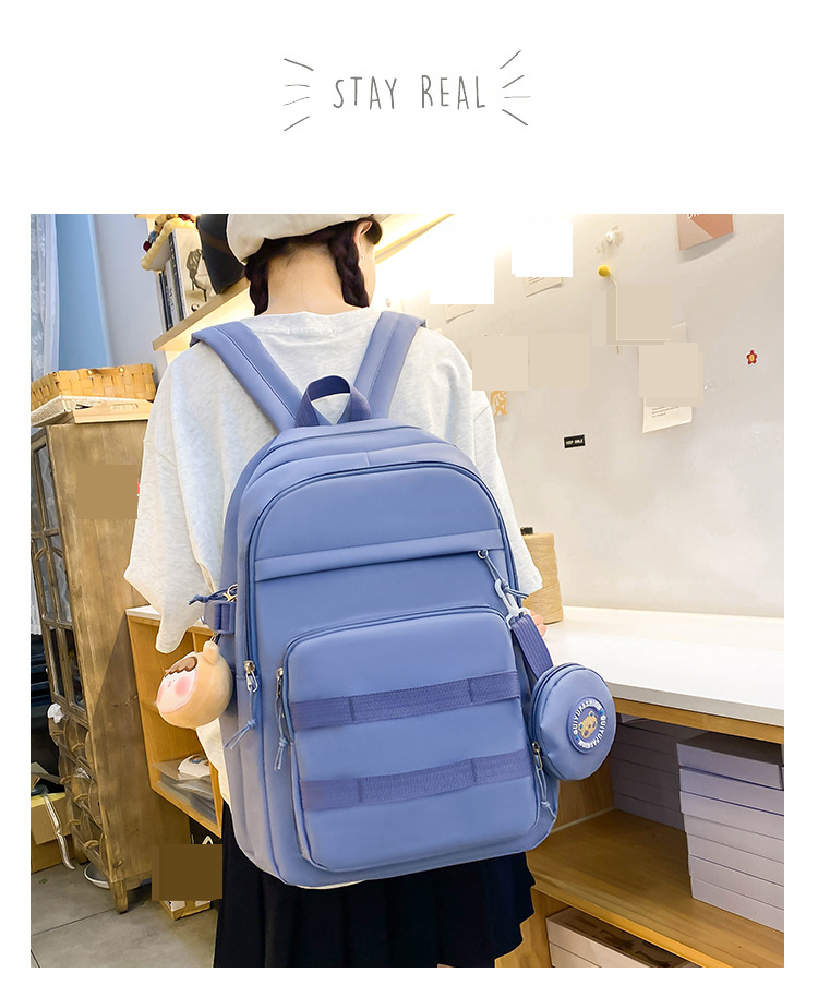 Zaini per bambini, estate, nuova stagione scolastica, zaino per studenti della scuola primaria di 3a e 4a elementare, stile coreano, semplice, grande capacità, borsa casual in tela_voghion.com