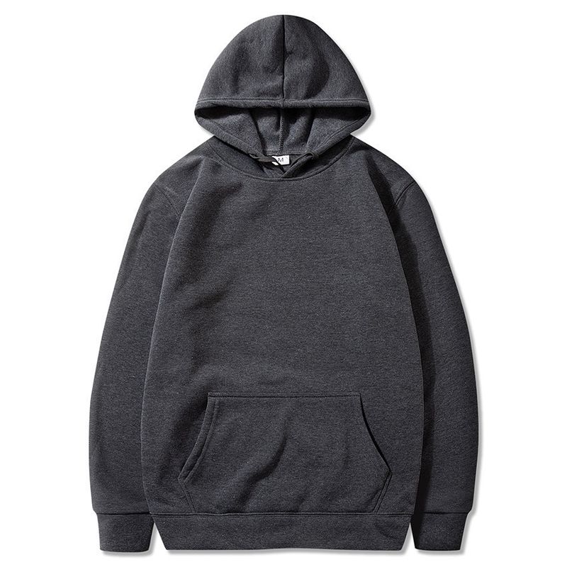 Spring and Autumn Sports Casual Fashion Solid Color Printed Hoodie, Men's Top_voghion.com