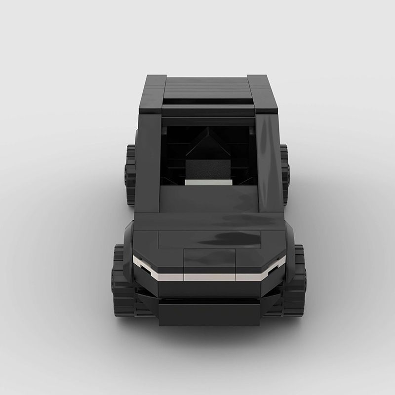 Cyberpunk Racing Torn Apart Car Small Particle Building Blocks Assembly Educational Model Toy_voghion.com