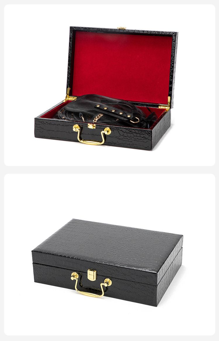 Peach Please" Deluxe Leather Bondage Set | 8-Piece SM Toy Collection With Case For Domination And Play_voghion.com