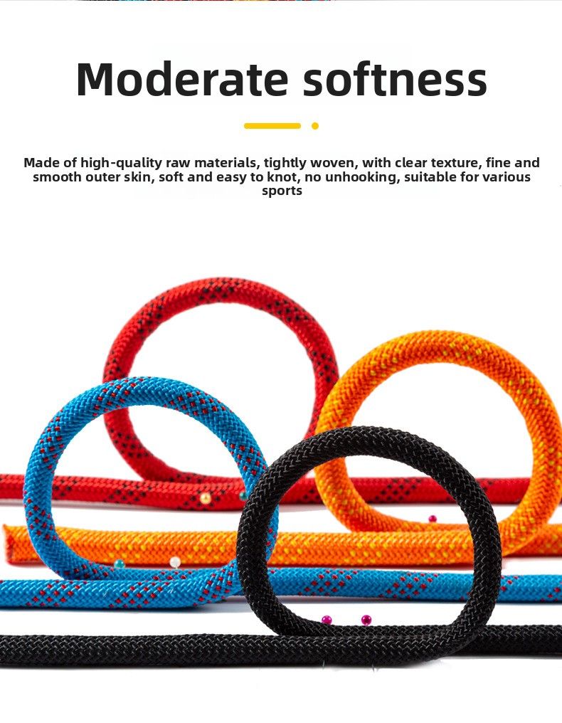 High-altitude Work Fire Rescue High-strength Safety Outdoor Rock Climbing Escape Gliding Rapid Descent Static_voghion.com