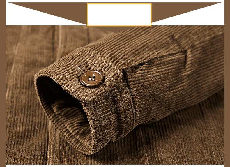 Herrenbekleidung Winter Neue Cord Plus Samt Dicke Warme Jacke Stehkragen Lässige Herren Jugendmantel Tops 2116_voghion.com