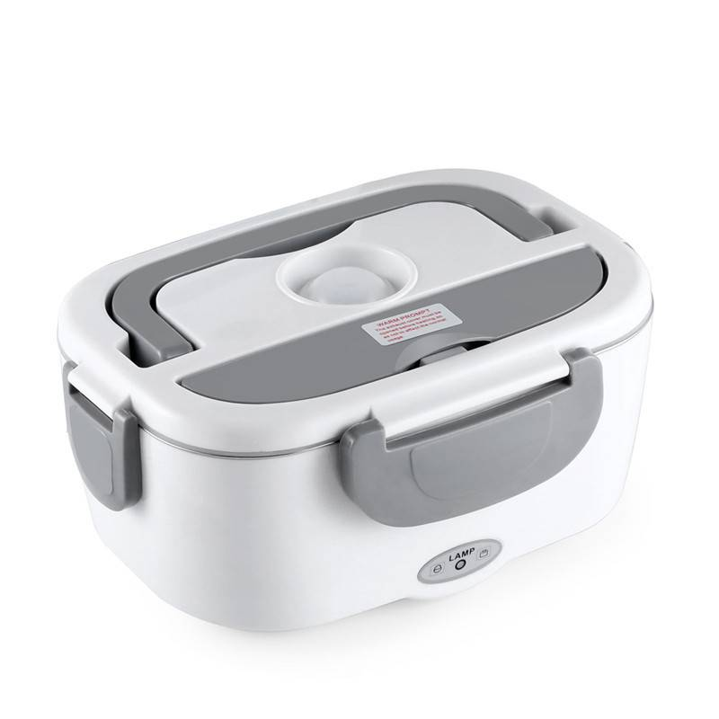 Geïsoleerde lunchbox kan worden aangesloten voor stomen en koken Multifunctionele verwarmende lunchbox roestvrij staal_voghion.com