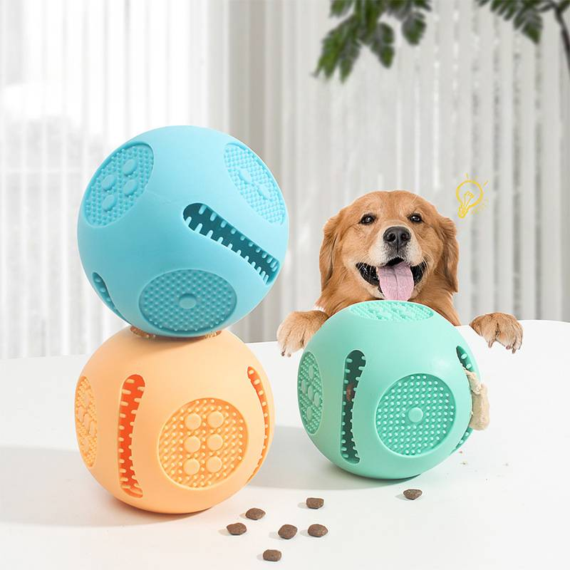 Pet Dog Toy Teeth Grinding and Cleaning Ball_voghion.com