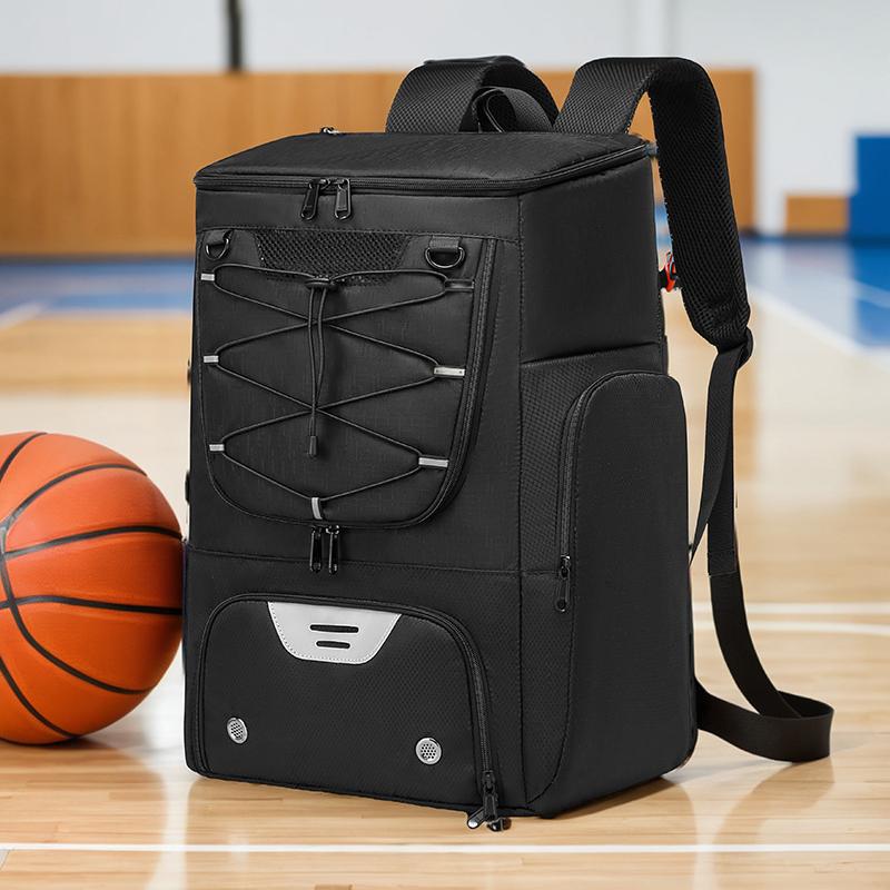 Aufbewahrungstaschen Multifunktionale Basketballtasche Trainingstasche Große Kapazität Praktischer Rucksack Wasserdichter Wärmeisolationsrucksack Freizeittasche_voghion.com