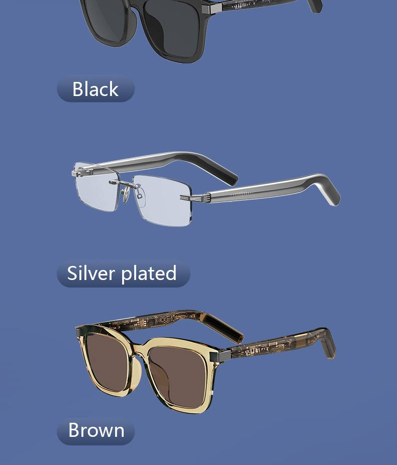 G06 Smart Glasses: Bluetooth & AI Assistant, Noise Cancellation, Long Battery Life_voghion.com