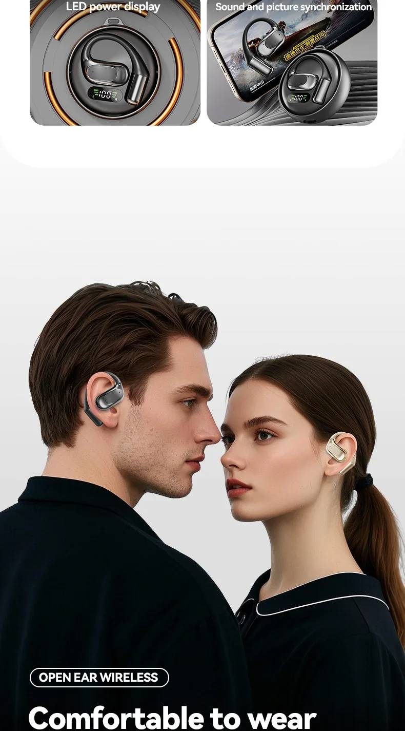 Auriculares inalámbricos M114 con traducción simultánea y voz inteligente con IA._voghion.com