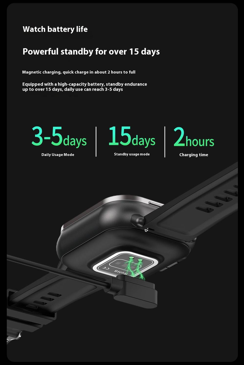 D8 Smartwatch With Bluetooth Calling & Built-in Wireless Earbuds, Full Touch Screen, Heart Rate/Blood Oxygen/Sleep Monitor, IPX6 Waterproof_voghion.com