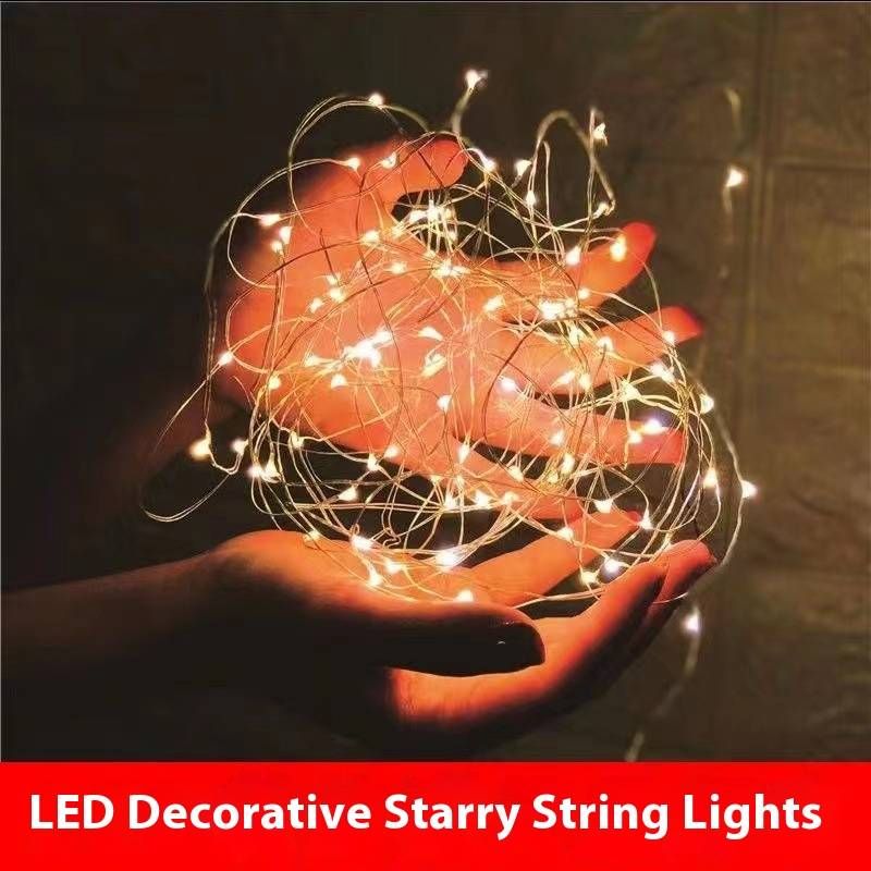 Luci a LED con filo di rame con 3 modalità, mini confezione regalo e decorazione a forma di palla di bolle, bianco caldo/cambio colore per bouquet di fiori, feste, atmosfera domestica_voghion.com