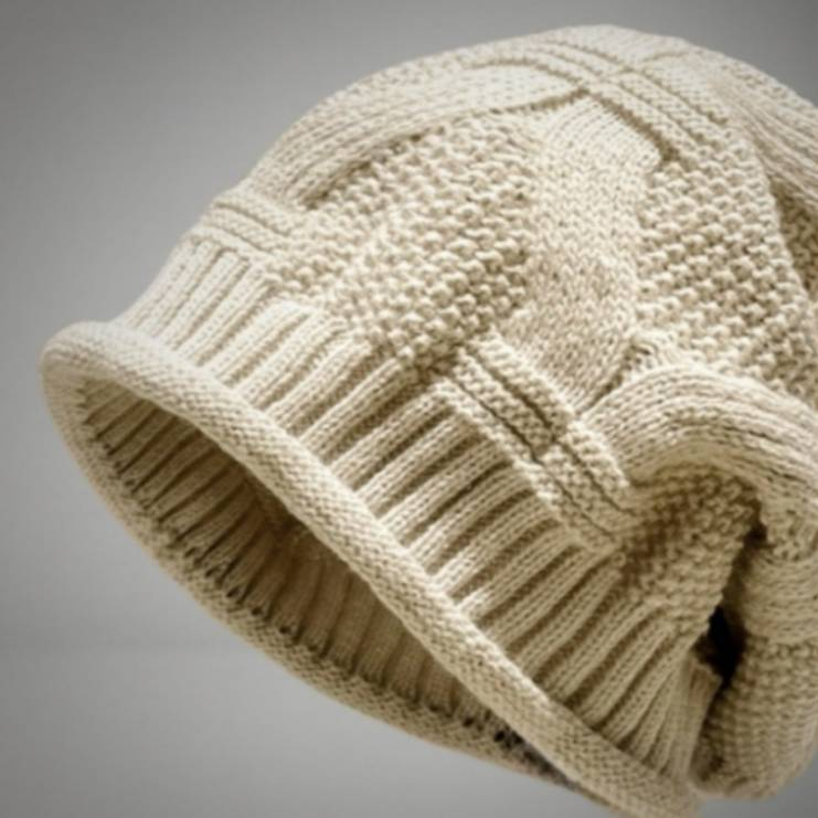 Women's Hats Autumn And Winter Wool Hat With Curled Brim Knitted Cap And Cold Hat For Women, Single Layer Thin Pile Hat To Make Your Face Look Smaller_voghion.com