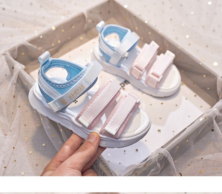 2024 New for and Girls Mid size Big Children's Soft Sole Sandals with Western Style Summer Princess Beach Shoes_voghion.com