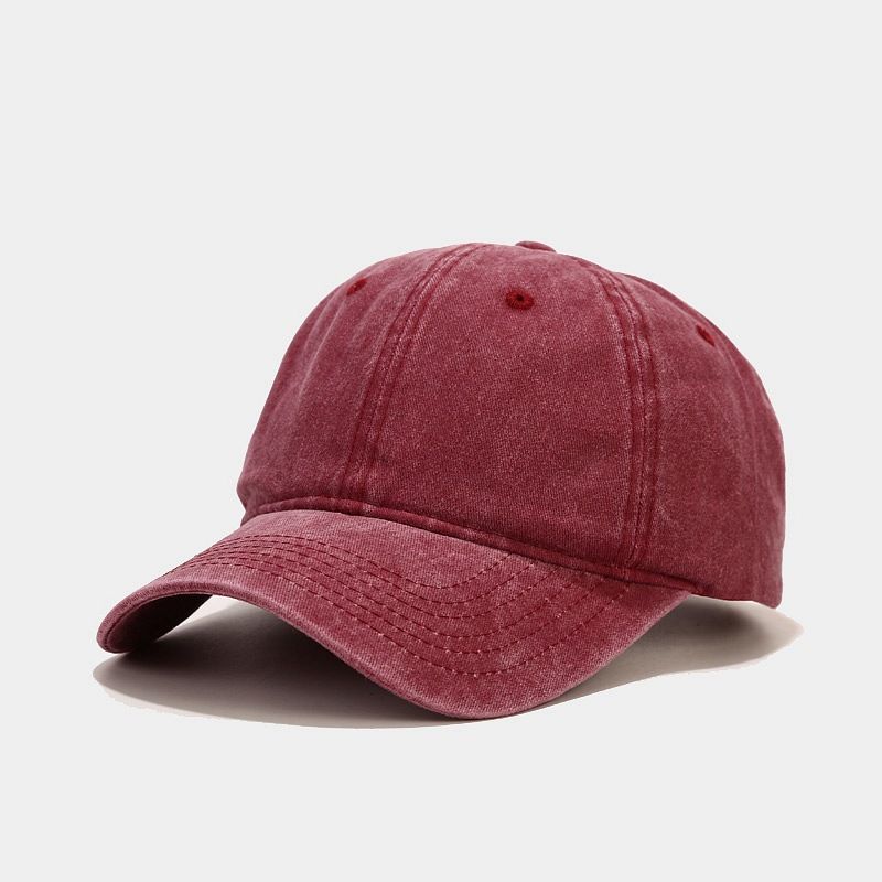 INS Washed Baseball Unisex Outdoor Vielseitige Duckbill Cap Trendy Einfache Hut Anpassbare_voghion.com