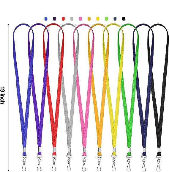 Cross-border 10mm Hollow Lanyard Rotating J-shaped Hook Clip Badge Mobile Phone Sling Camera Trendy Neck Lanyard_voghion.com