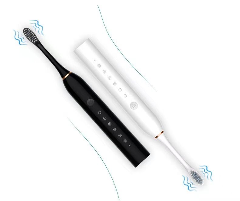 Six level couple rechargeable electric toothbrush fully automatic soft bristle charging model_voghion.com