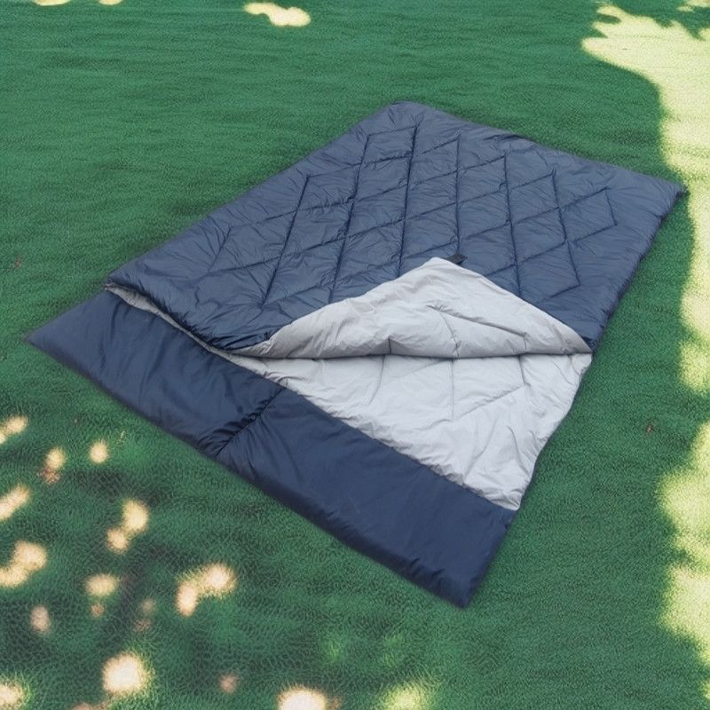 2,5 kg Doppelschlafsack für drinnen und draußen, für Paare, Camping, vier Jahreszeiten, Winter, Outdoor, für Erwachsene, schmutzabweisend, universell, für Reisen, kältebeständig_voghion.com