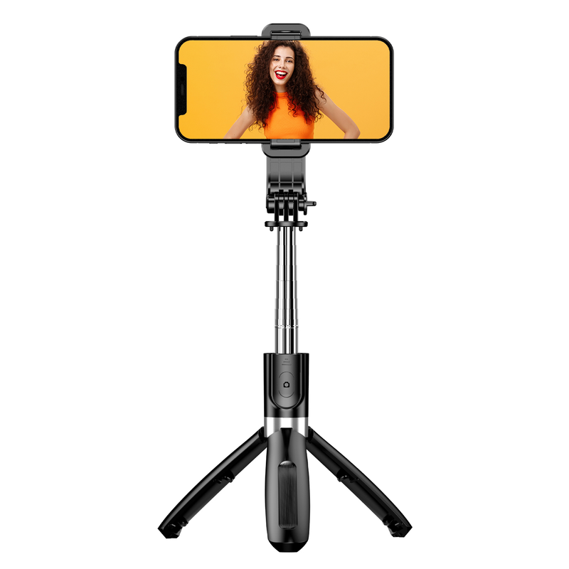 Handheld-Stativ-Selfie-Stick mit abnehmbarer kabelloser Fernbedienung und Mini-Stativ_voghion.com