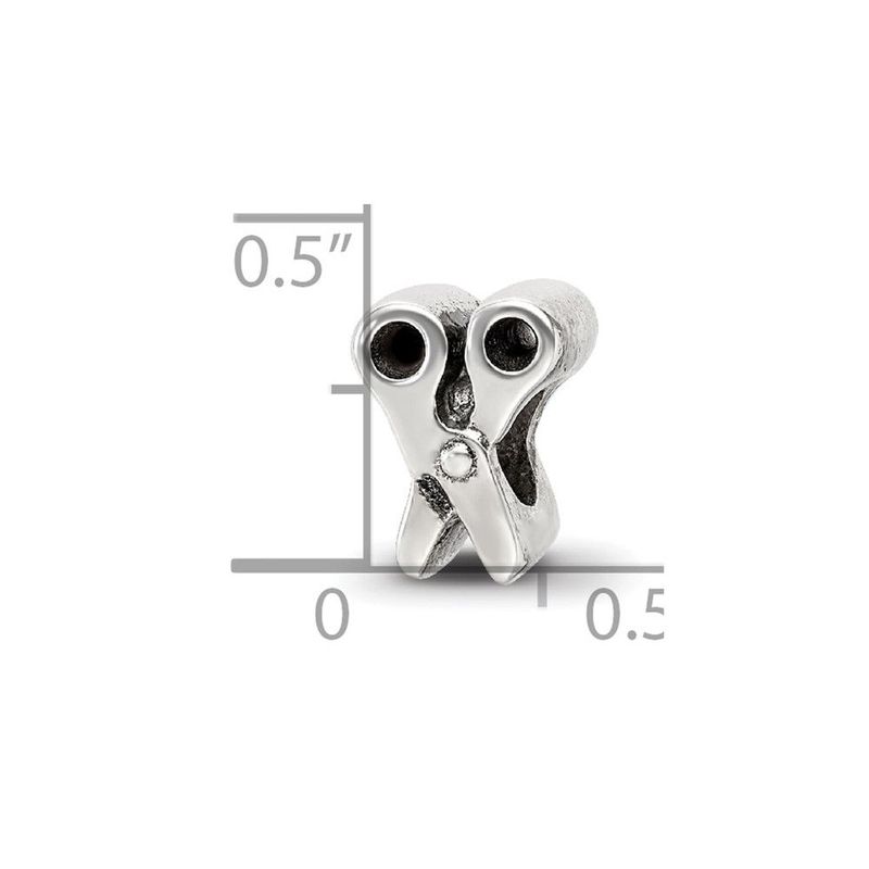 Sterling Silver Reflections Scissors Bead_voghion.com